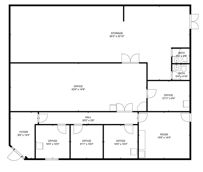 More Photos Of 414 W 9th St, Sanford Office For Sale