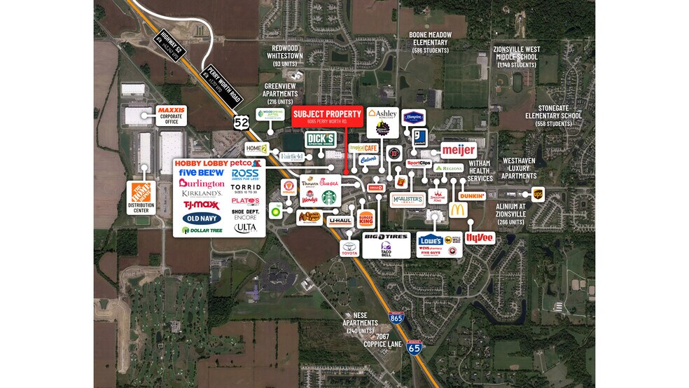 More Photos Of 6338 Mills Dr, Whitestown Storefront For Lease