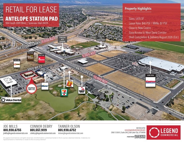 Primary Photo Of 1602 S 3000 W, Syracuse General Retail For Lease