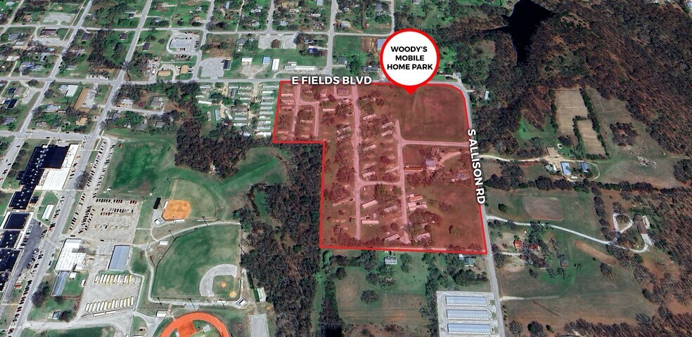 Primary Photo Of 504 E Fields Blvd, El Dorado Springs Manufactured Housing Mobile Home Park For Sale