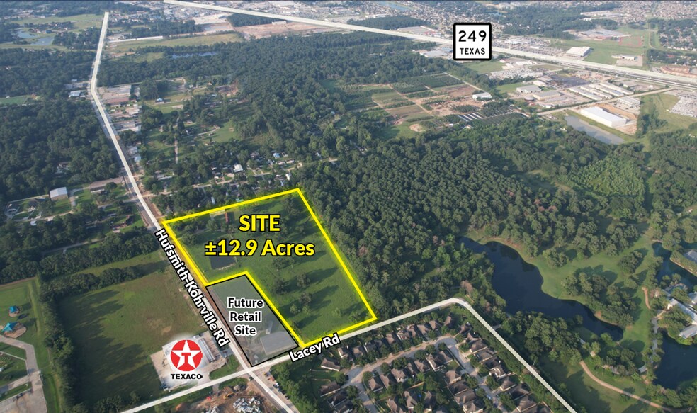 Primary Photo Of Hufsmith Kohville & Lacy Rd Rd, Tomball Land For Sale