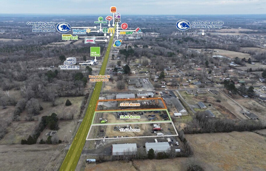 Primary Photo Of South Broadview Street, Greenbrier Land For Sale