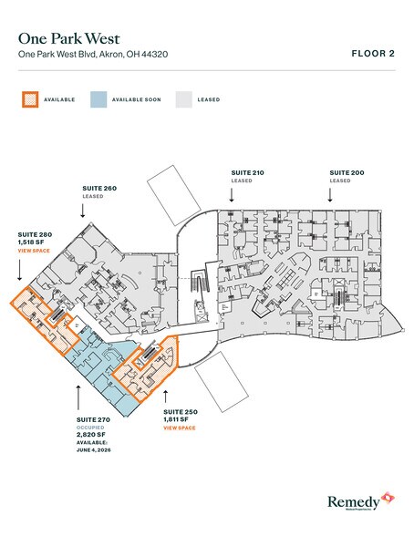 More Photos Of 1 Park West Blvd, Akron Medical For Lease