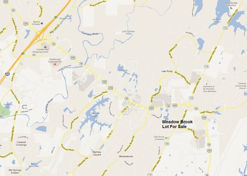 More Photos Of Hwy 280 & Corporate Pky, Birmingham Land For Sale