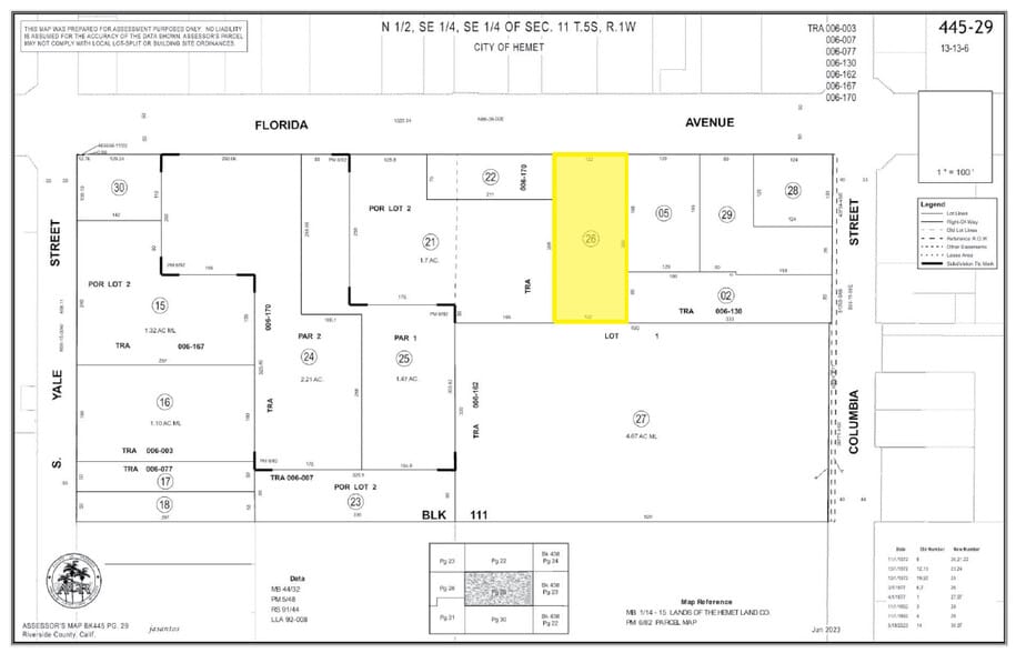 More Photos Of 0 Florida Avenue, Hemet Land For Sale