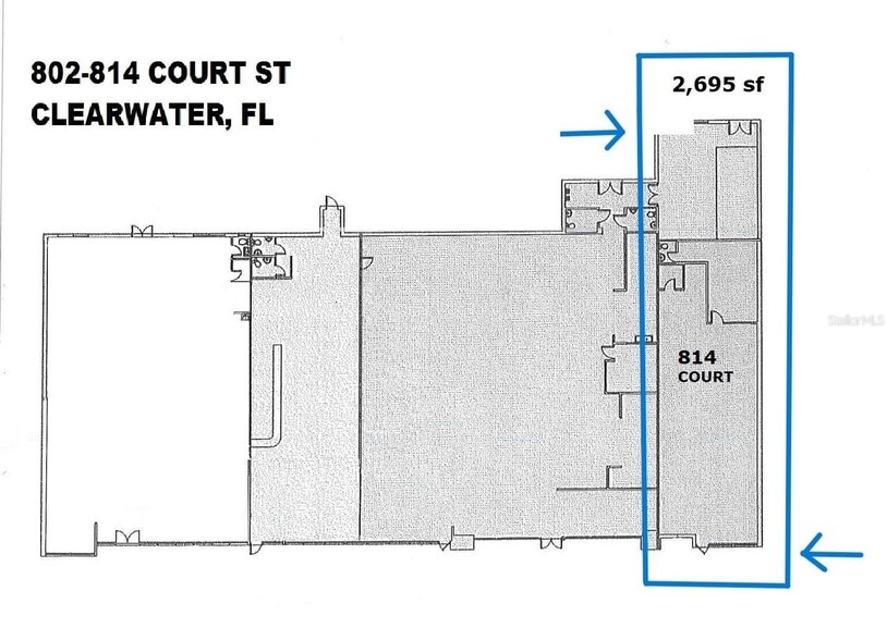 More Photos Of 814 Court St, Clearwater Storefront For Lease