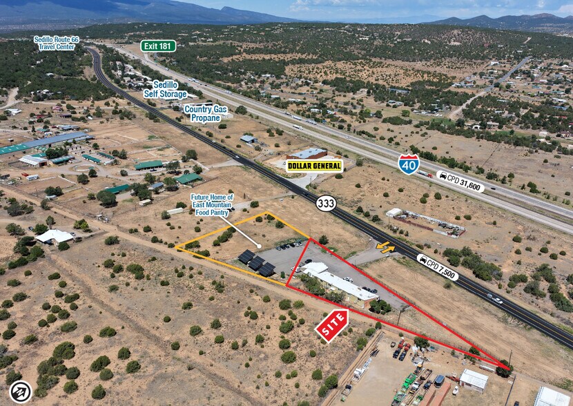 More Photos Of 1342 E Old Highway 66, Tijeras Storefront Retail Office For Sale