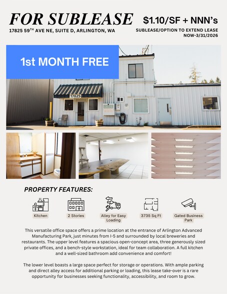 Primary Photo Of 17825 59th Ave NE, Arlington Flex For Lease