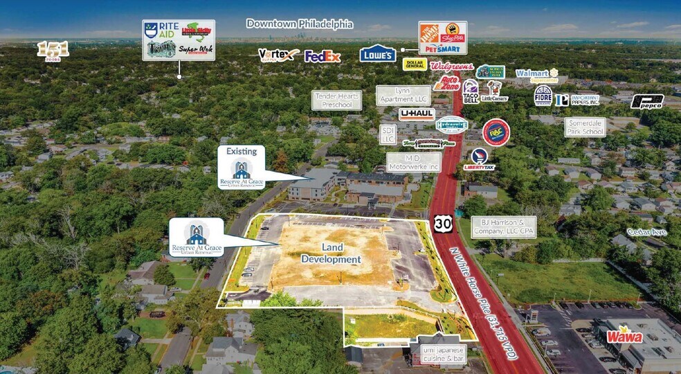 99 N White Horse Pike, Somerdale, NJ 08083 Land For Sale
