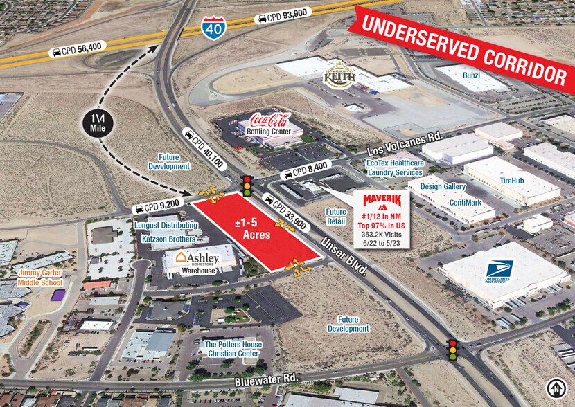 Unser Blvd Unser & Los Volcanes Rd NW, Albuquerque, NM 87121 Land For