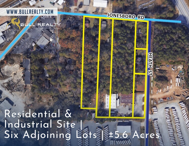 Primary Photo Of Six Adjoining Sites on Jonesboro & Heath St rd, Fairburn Land For Sale