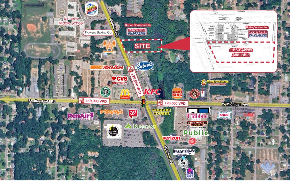 More Photos Of 6100 Mobile Hwy, Pensacola Land For Lease