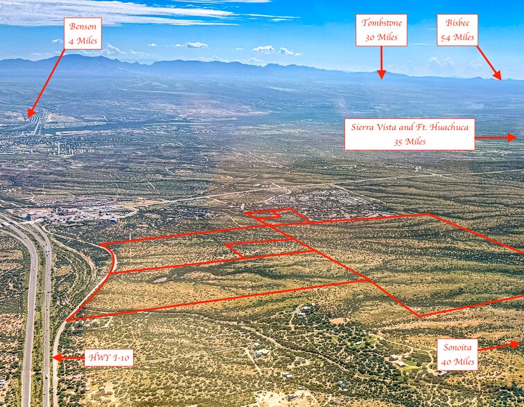 More Photos Of I-10 & Hwy 90 388-453 Acres Multiple Zonings hwy, Benson Land For Sale