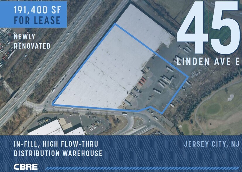 Primary Photo Of 45 Linden Ave E, Jersey City Warehouse For Lease