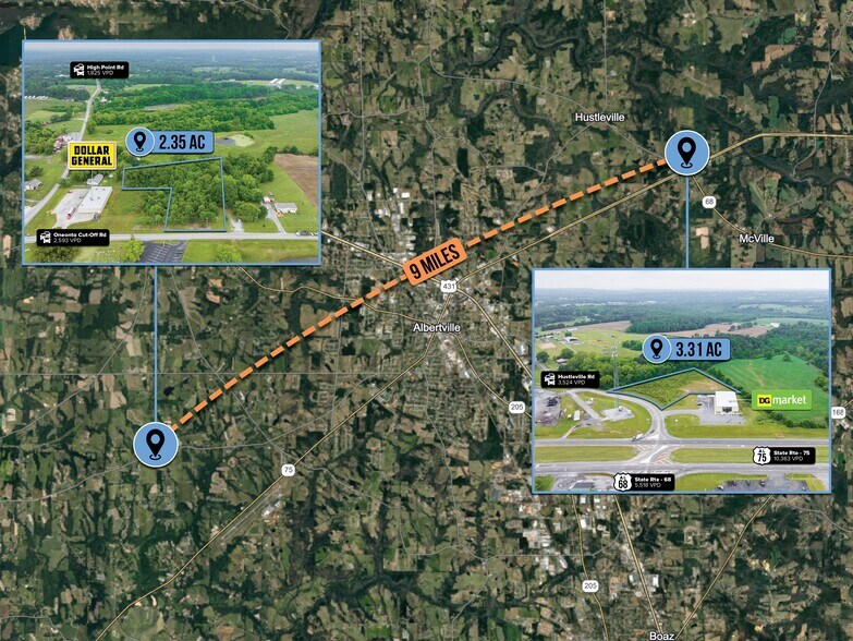 Primary Photo Of adj. to 420 Highpoint Road Rd, Albertville Land For Sale