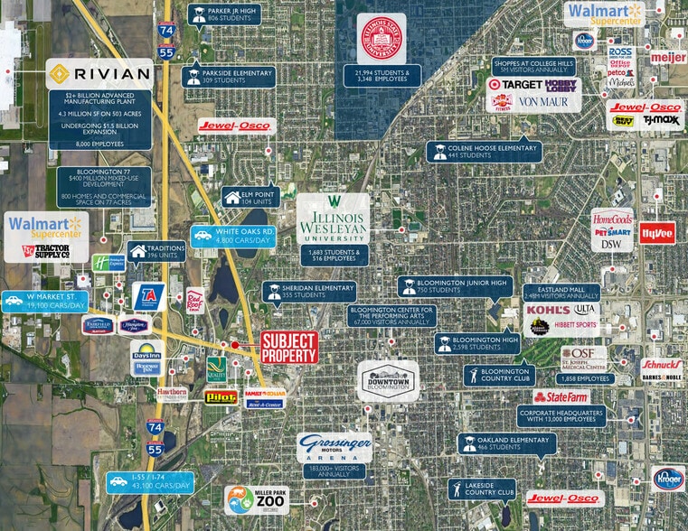 More Photos Of 1609 Market st, Bloomington Freestanding For Sale