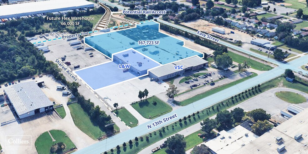 Primary Photo Of 1315 N 13th St, Rogers Industrial For Sale