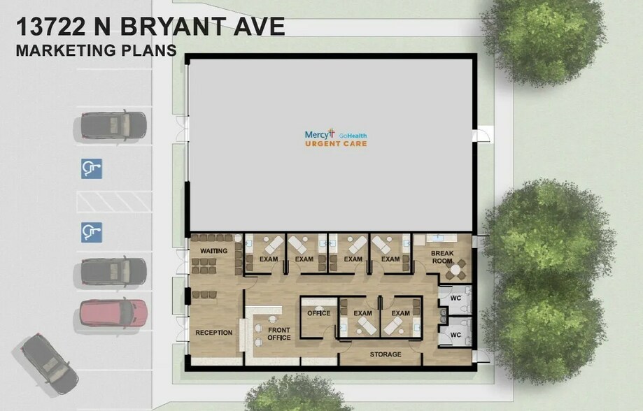 More Photos Of 13722 N Bryant Ave, Edmond General Retail For Lease
