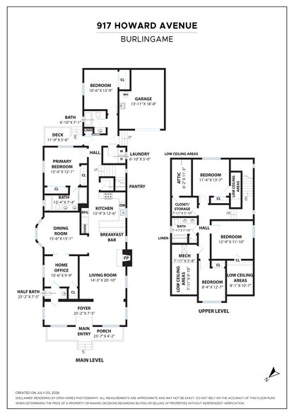 More Photos Of 917 Howard Ave, Burlingame Office Residential For Sale