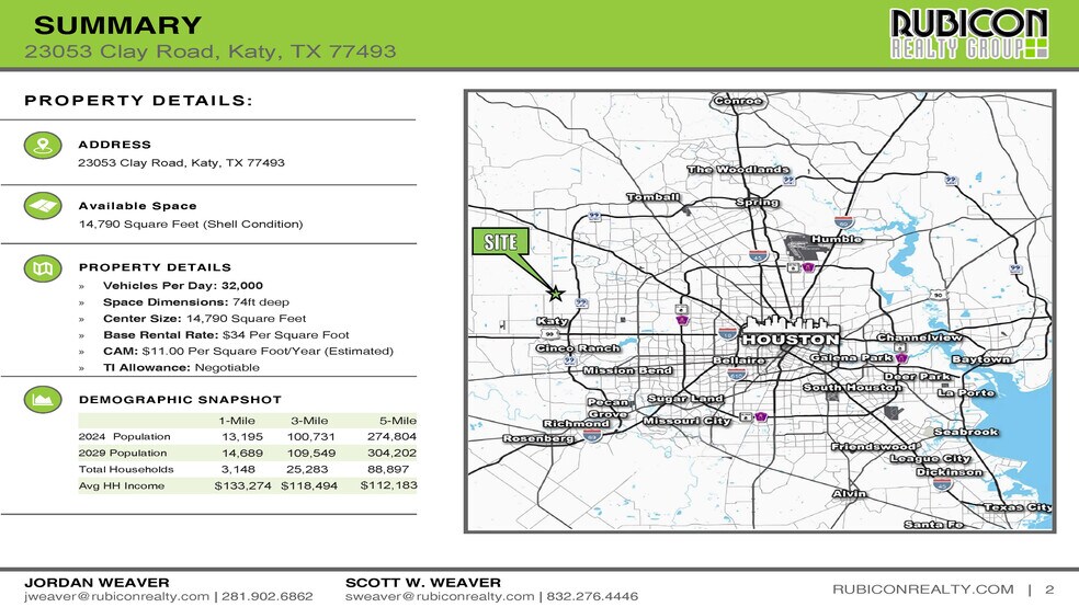 More Photos Of 23151 Clay Rd, Katy Storefront For Lease