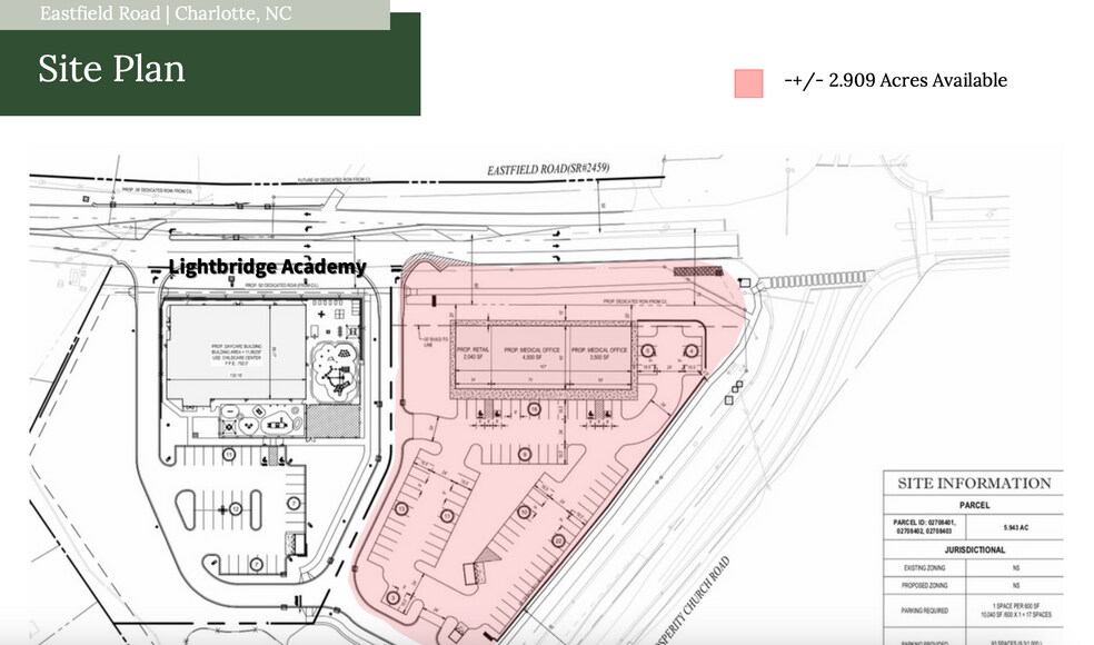More Photos Of 6621 Prosperity Church Rd, Charlotte Land For Sale
