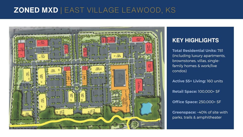 More Photos Of East Village of Leawood, Leawood Land For Lease
