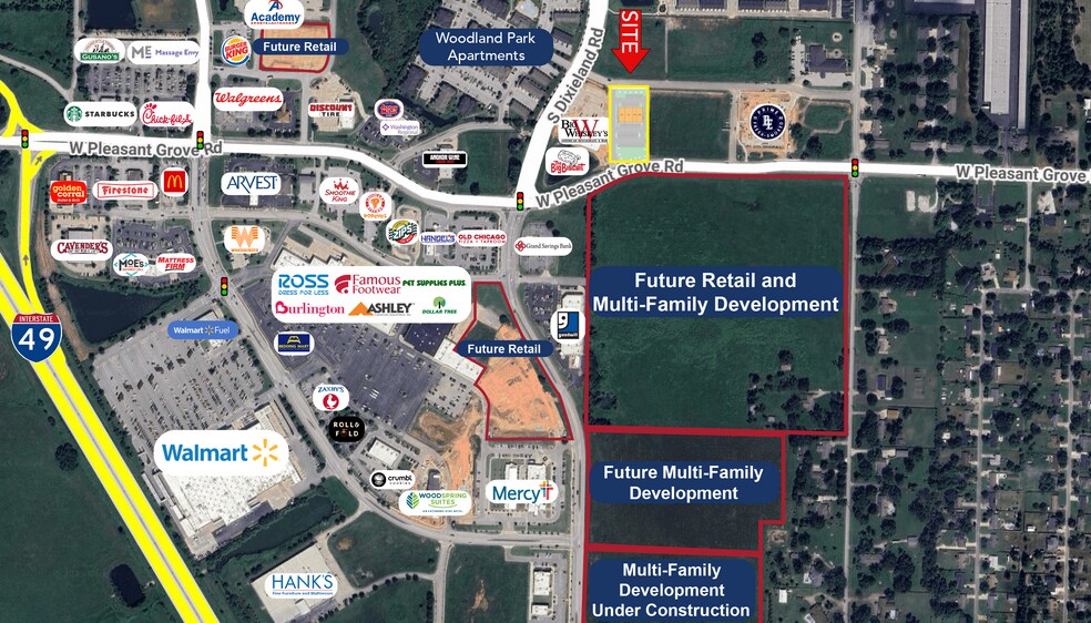 More Photos Of 1771 Pleasant Grove rd, Rogers General Retail For Lease