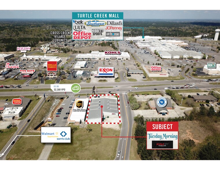More Photos Of 6062 Hwy 98 W, Hattiesburg Freestanding For Lease