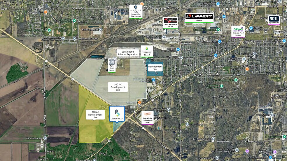 More Photos Of 22401 IN-23, South Bend Land For Sale