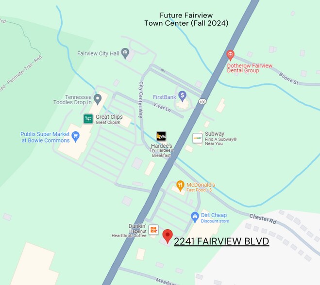 More Photos Of 2241 Fairview Blvd, Fairview Storefront Retail Office For Sale