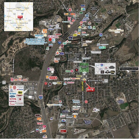 More Photos Of 1202 S Main St, Georgetown Convenience Store For Lease