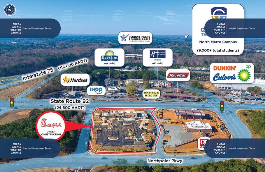 More Photos Of 1130 Georgia 92, Acworth Fast Food For Sale