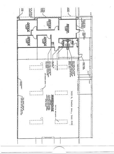 More Photos Of 2455 N Fowler Ave, Fresno Warehouse For Lease