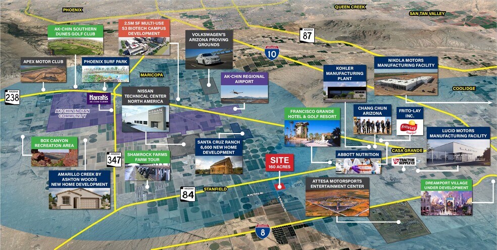 More Photos Of Russell Rd & Peters Rd, Casa Grande Land For Sale