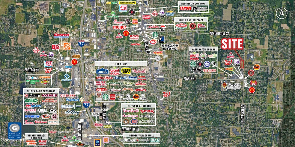 More Photos Of N Market Ave @ Kingscote Cir NE, North Canton Land For Lease