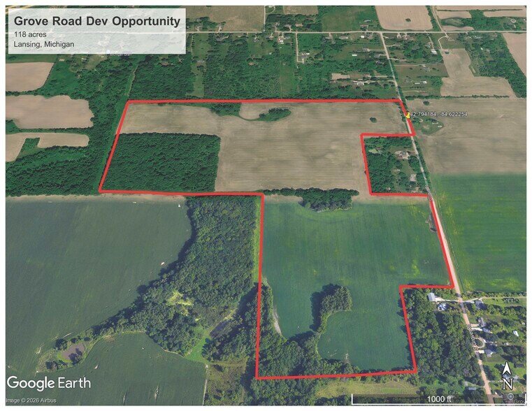 Primary Photo Of 15370 Grove Rd, Lansing Land For Sale