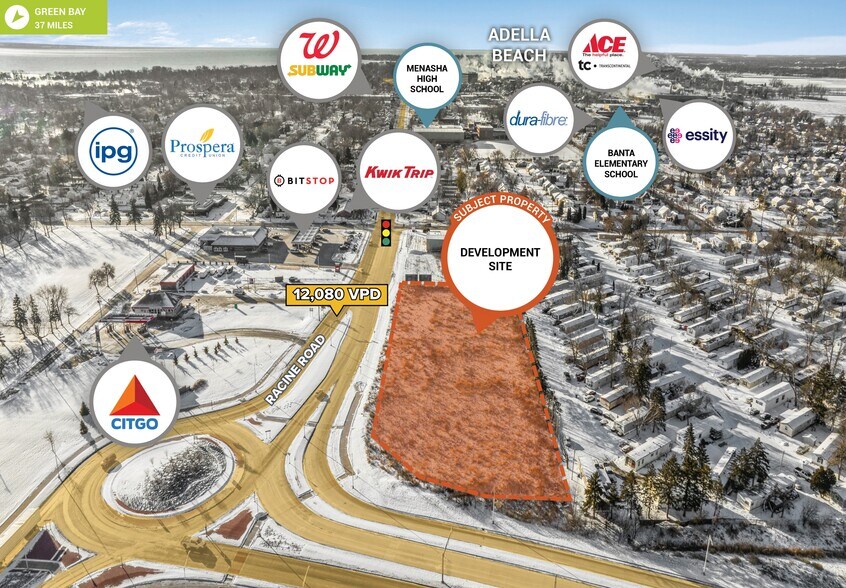 More Photos Of Racine Rd @ 9th St, Menasha Land For Sale