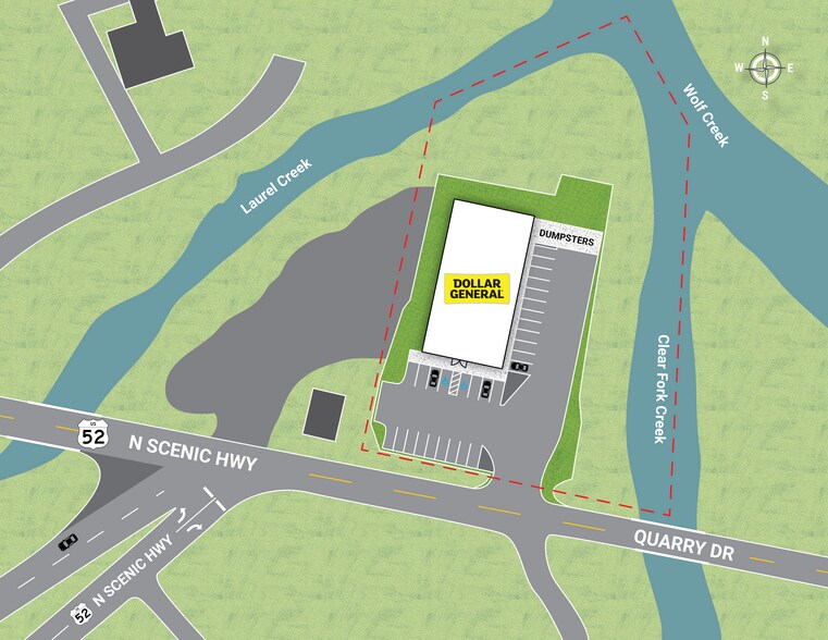 More Photos Of Quarry Dr. & Creekside Dr., Rocky Gap General Retail For Sale