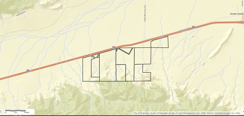 More Photos Of Interstate 10 Freeway, Desert Center Land For Lease