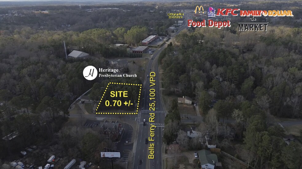 Primary Photo Of 5299 Bells Ferry Rd, Acworth Land For Lease