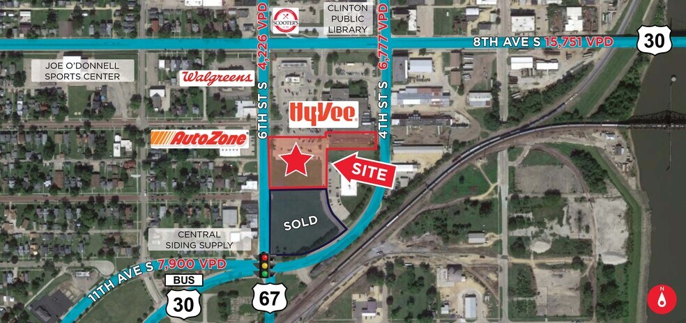 Primary Photo Of 1010 4th St, Clinton Land For Sale