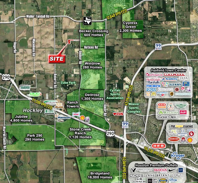 More Photos Of 19247 Becker Rd, Hockley Land For Sale