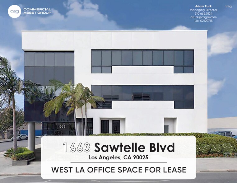 Primary Photo Of 1663 Sawtelle Blvd, Los Angeles Office For Lease