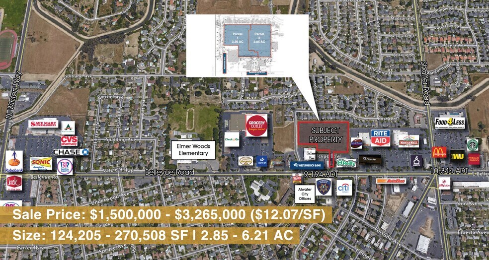 Primary Photo Of Bellvue Rd & Redwood Ave, Atwater Land For Sale