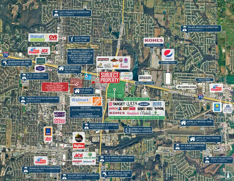 More Photos Of SEC of NE Coronado Dr. & NE Sunnyside School Rd., Blue Springs General Retail For Sale