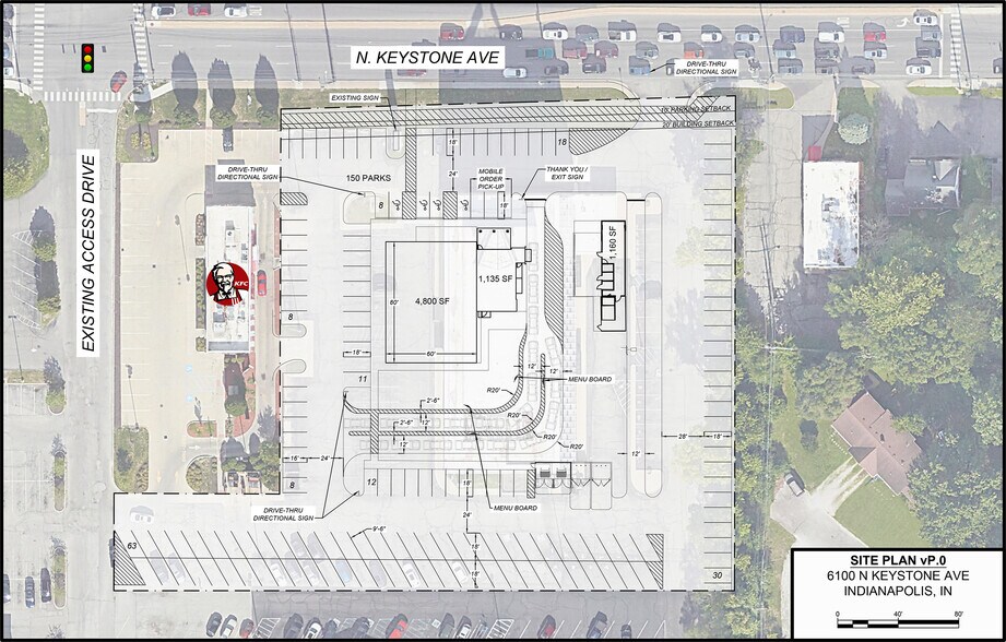 More Photos Of 6100 N Keystone Ave, Indianapolis General Retail For Lease