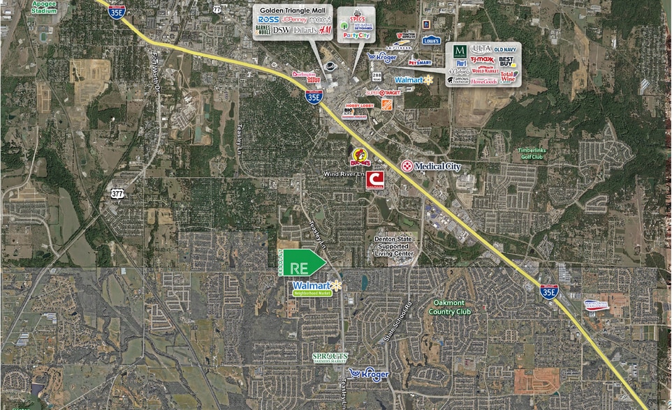 More Photos Of 3912 Teasley Ln, Denton Storefront For Lease