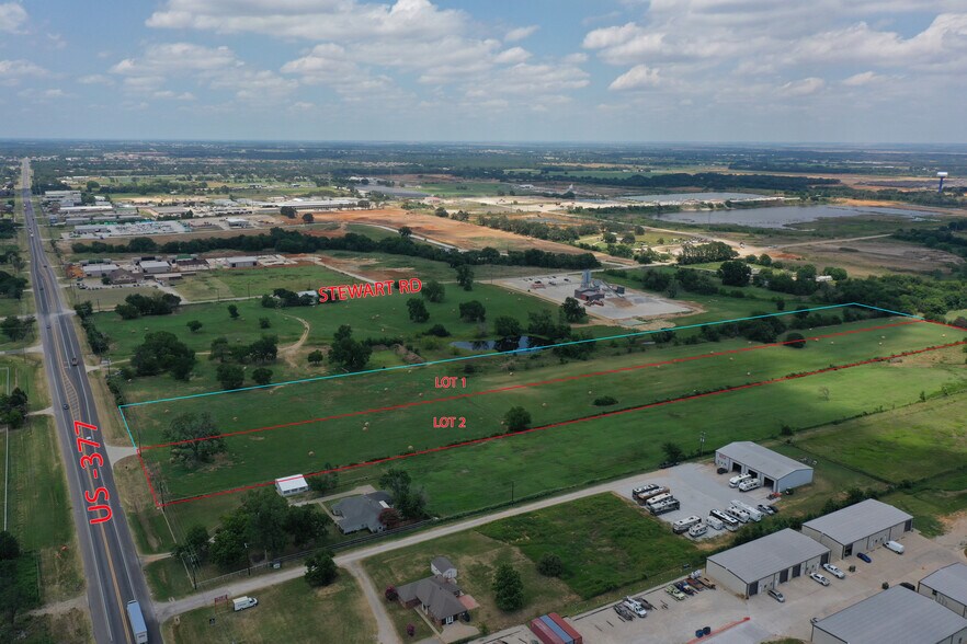 More Photos Of 4354-1 US 377, Aubrey Land For Sale