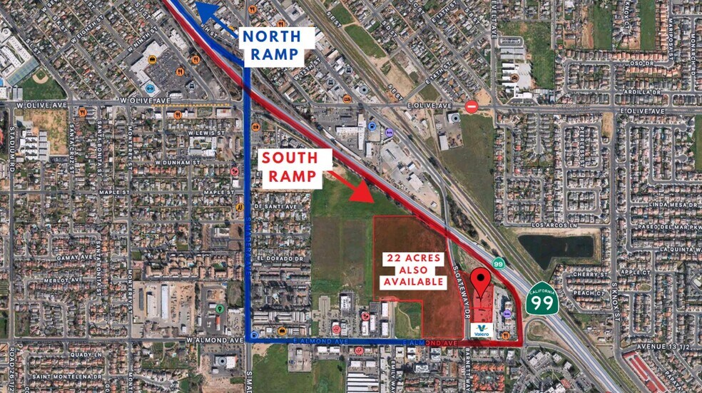 Primary Photo Of 1205 E Almond Ave, Madera Land For Sale