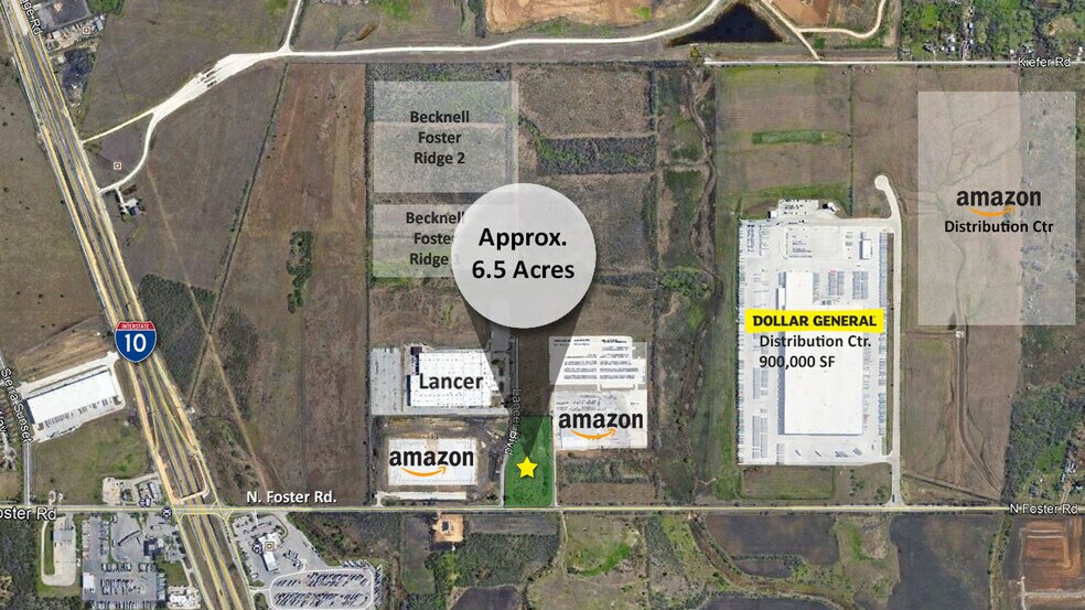 More Photos Of 6600 Lancer Blvd, San Antonio Land For Lease
